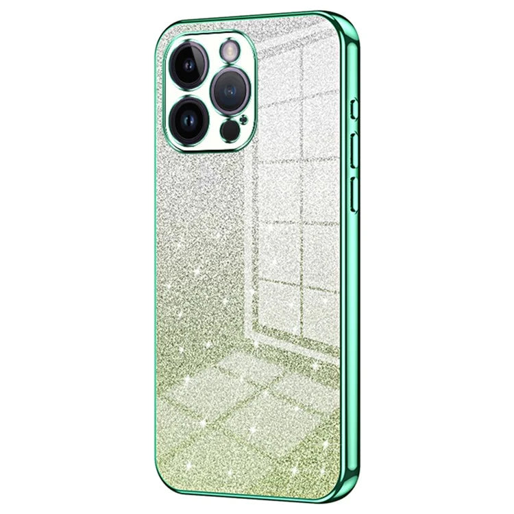For iPhone 14 Pro Max Precise Cutout Cell Phone Case Fall Proof Glitter TPU Cover