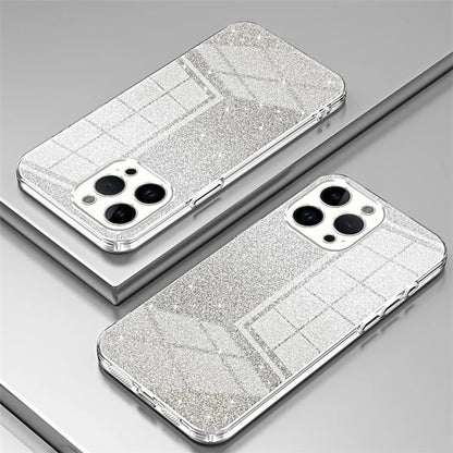 For iPhone 14 Pro Max Precise Cutout Cell Phone Case Fall Proof Glitter TPU Cover