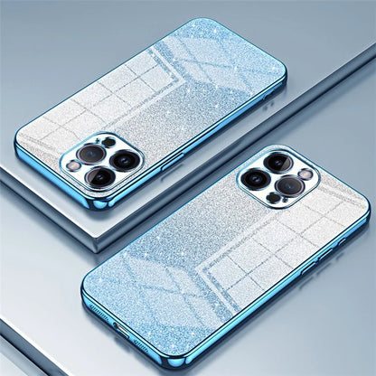 For iPhone 14 Pro Max Precise Cutout Cell Phone Case Fall Proof Glitter TPU Cover