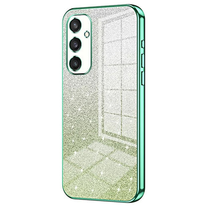 For Samsung Galaxy S24+ Cell Phone Case Precise Cutout TPU Electroplating Glitter Back Cover