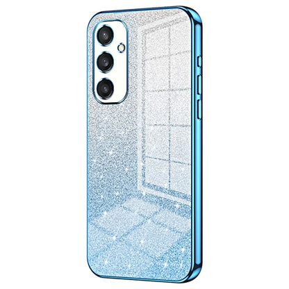 For Samsung Galaxy S24+ Cell Phone Case Precise Cutout TPU Electroplating Glitter Back Cover