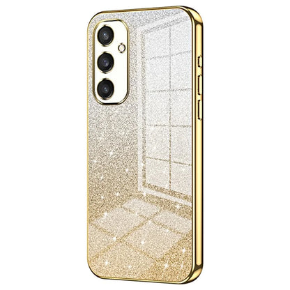 For Samsung Galaxy S24+ Cell Phone Case Precise Cutout TPU Electroplating Glitter Back Cover