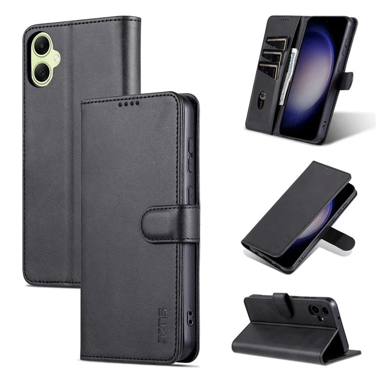 AZNS For Samsung Galaxy A05 4G Cell Phone Case PU Leather Wallet Cover with Stand