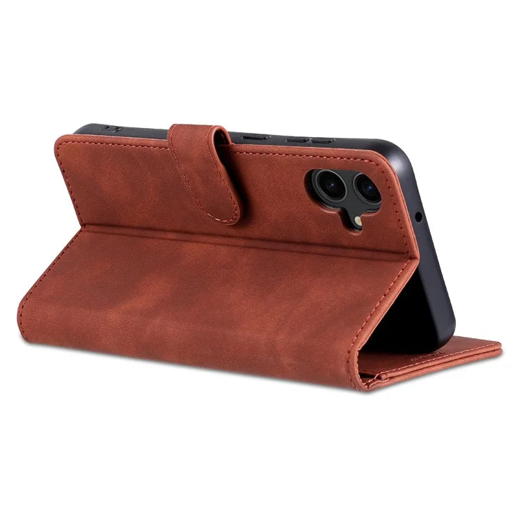 AZNS For Samsung Galaxy A05 4G Cell Phone Case PU Leather Wallet Cover with Stand