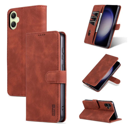 AZNS For Samsung Galaxy A05 4G Cell Phone Case PU Leather Wallet Cover with Stand