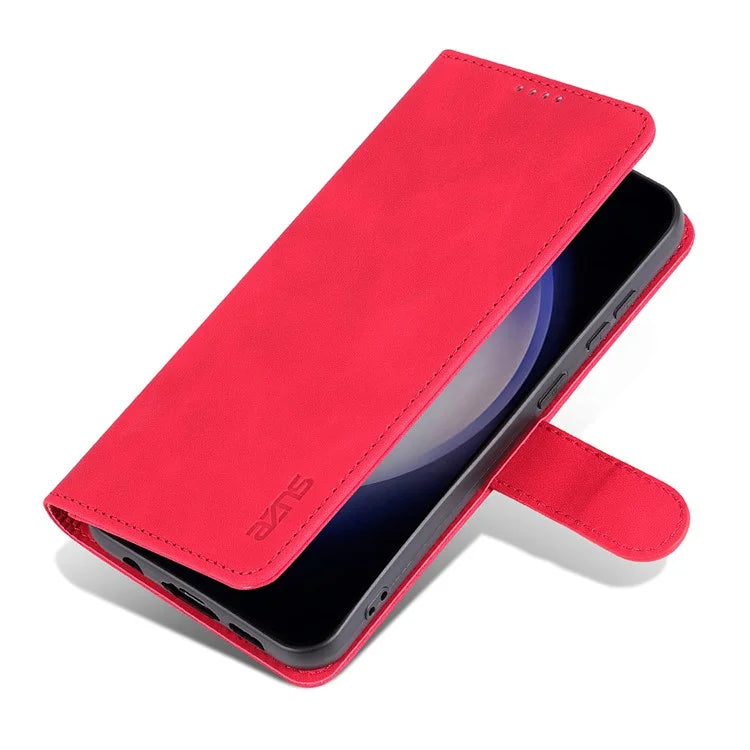 AZNS For Samsung Galaxy A05 4G Cell Phone Case PU Leather Wallet Cover with Stand