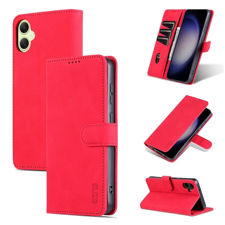 AZNS For Samsung Galaxy A05 4G Cell Phone Case PU Leather Wallet Cover with Stand