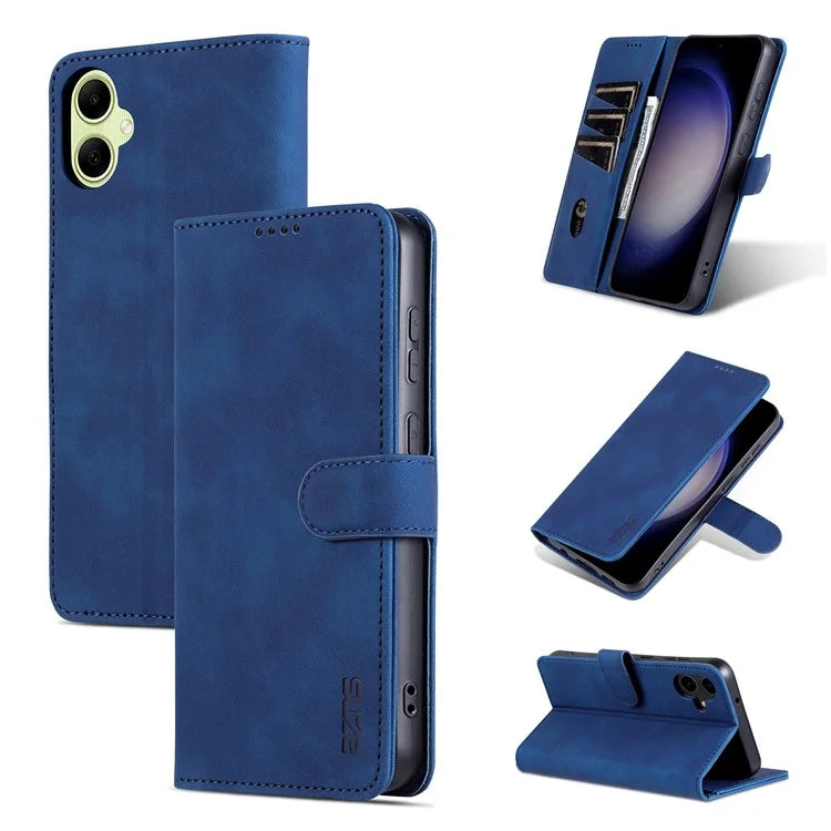 AZNS For Samsung Galaxy A05 4G Cell Phone Case PU Leather Wallet Cover with Stand