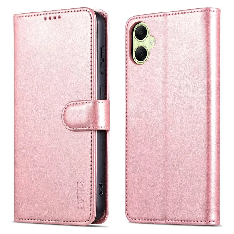 AZNS For Samsung Galaxy A05 4G Cell Phone Case PU Leather Wallet Cover with Stand