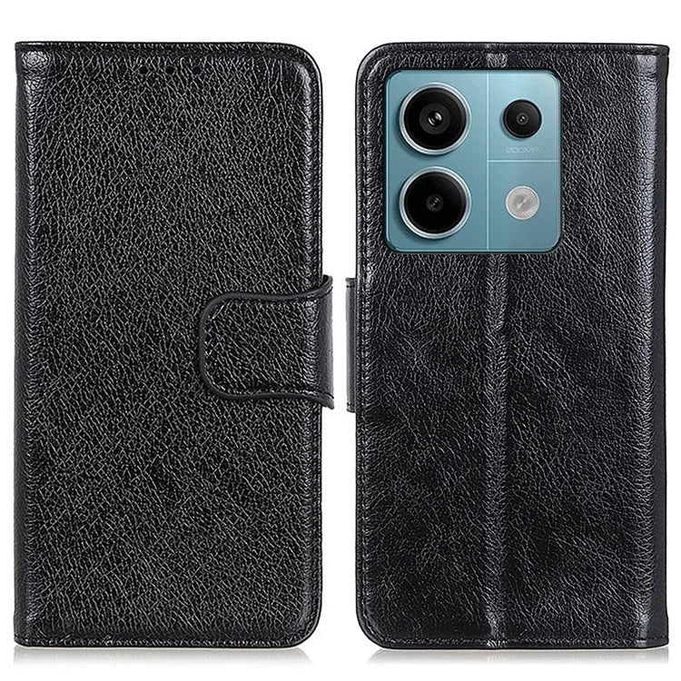 For Xiaomi Redmi Note 13 Pro 5G / Poco X6 5G Cell Phone Case Nappa Texture Split Leather Cover