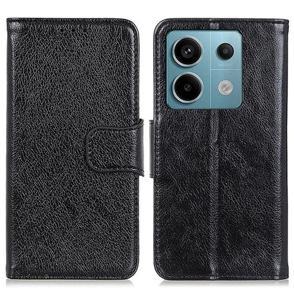 For Xiaomi Redmi Note 13 Pro 5G / Poco X6 5G Cell Phone Case Nappa Texture Split Leather Cover