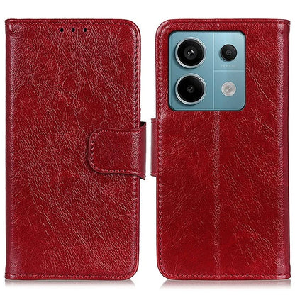 For Xiaomi Redmi Note 13 Pro 5G / Poco X6 5G Cell Phone Case Nappa Texture Split Leather Cover