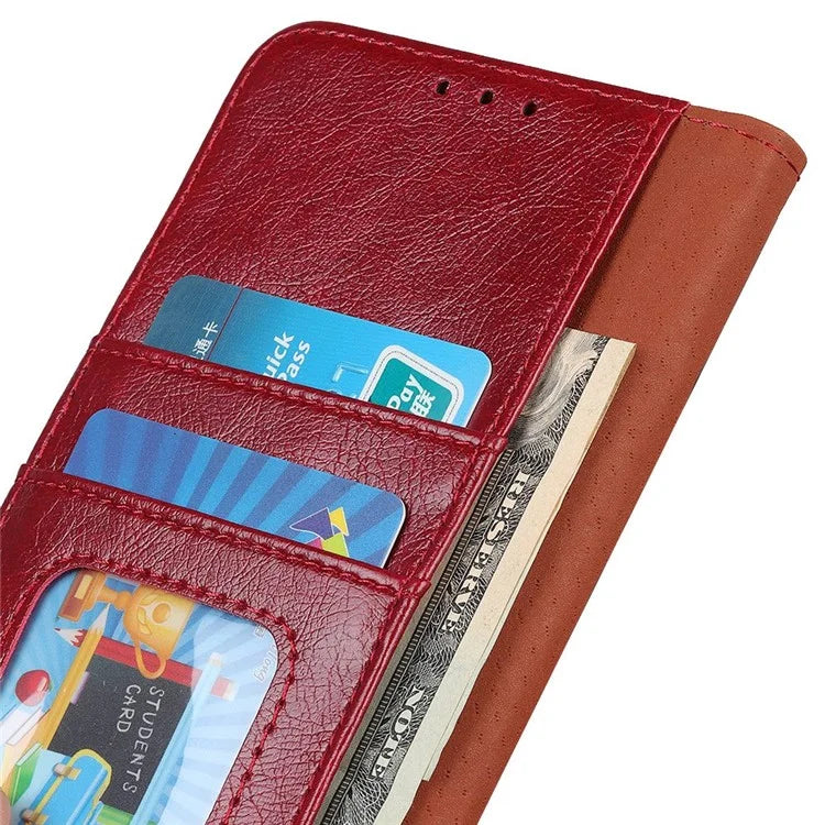 For Xiaomi Redmi Note 13 Pro 5G / Poco X6 5G Cell Phone Case Nappa Texture Split Leather Cover