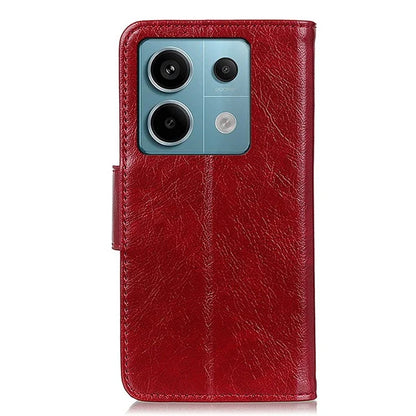For Xiaomi Redmi Note 13 Pro 5G / Poco X6 5G Cell Phone Case Nappa Texture Split Leather Cover