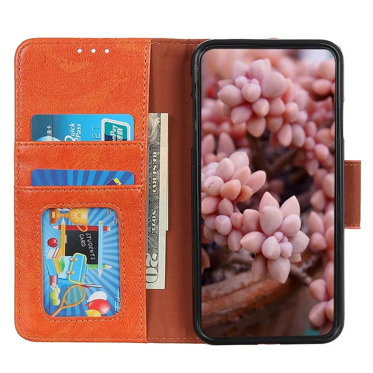 For Xiaomi Redmi Note 13 Pro 5G / Poco X6 5G Cell Phone Case Nappa Texture Split Leather Cover