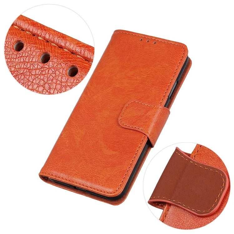 For Xiaomi Redmi Note 13 Pro 5G / Poco X6 5G Cell Phone Case Nappa Texture Split Leather Cover