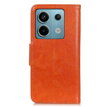 For Xiaomi Redmi Note 13 Pro 5G / Poco X6 5G Cell Phone Case Nappa Texture Split Leather Cover