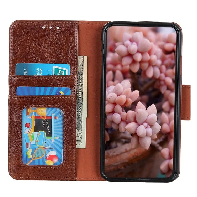 For Xiaomi Redmi Note 13 Pro 5G / Poco X6 5G Cell Phone Case Nappa Texture Split Leather Cover