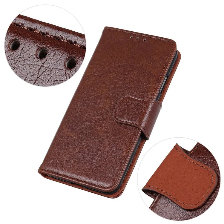 For Xiaomi Redmi Note 13 Pro 5G / Poco X6 5G Cell Phone Case Nappa Texture Split Leather Cover