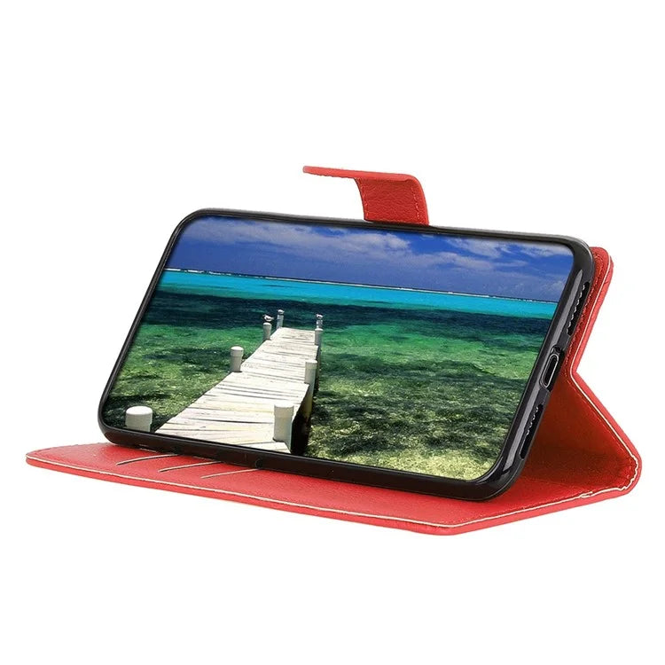 For Xiaomi Redmi Note 13 Pro 5G / Poco X6 5G Cell Phone Case Litchi Texture Flip Stand Leather Cover