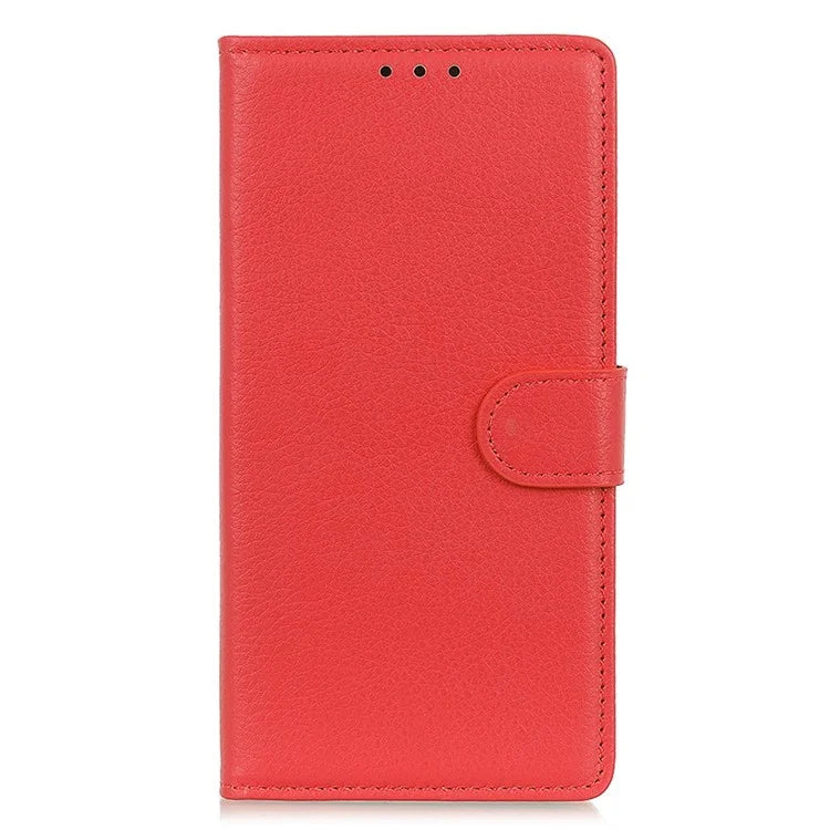 For Xiaomi Redmi Note 13 Pro 5G / Poco X6 5G Cell Phone Case Litchi Texture Flip Stand Leather Cover