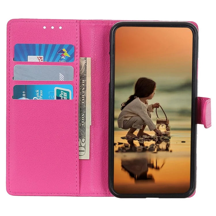 For Xiaomi Redmi Note 13 Pro 5G / Poco X6 5G Cell Phone Case Litchi Texture Flip Stand Leather Cover