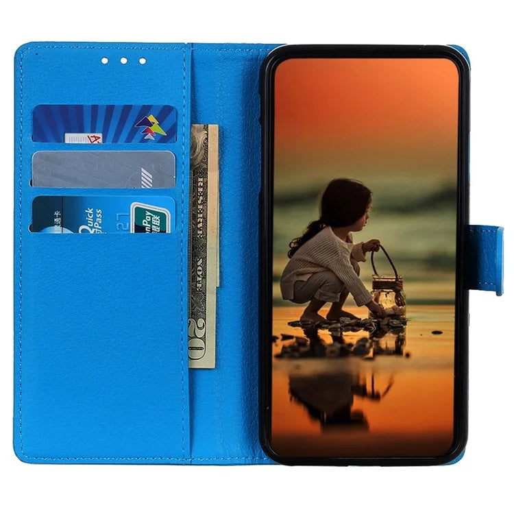 For Xiaomi Redmi Note 13 Pro 5G / Poco X6 5G Cell Phone Case Litchi Texture Flip Stand Leather Cover