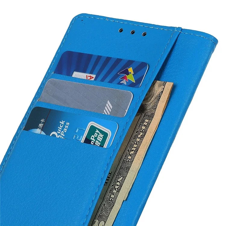 For Xiaomi Redmi Note 13 Pro 5G / Poco X6 5G Cell Phone Case Litchi Texture Flip Stand Leather Cover