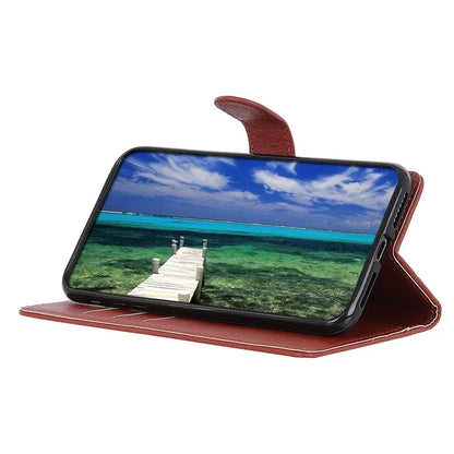 For Xiaomi Redmi Note 13 Pro 5G / Poco X6 5G Cell Phone Case Litchi Texture Flip Stand Leather Cover