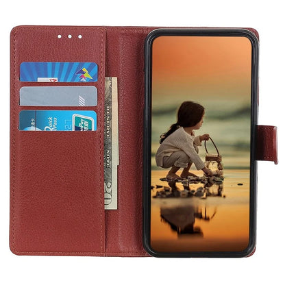 For Xiaomi Redmi Note 13 Pro 5G / Poco X6 5G Cell Phone Case Litchi Texture Flip Stand Leather Cover