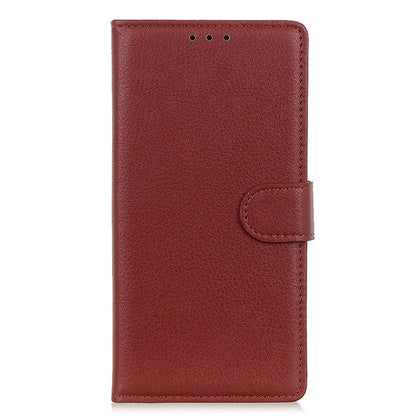 For Xiaomi Redmi Note 13 Pro 5G / Poco X6 5G Cell Phone Case Litchi Texture Flip Stand Leather Cover