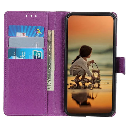 For Xiaomi Redmi Note 13 Pro 5G / Poco X6 5G Cell Phone Case Litchi Texture Flip Stand Leather Cover