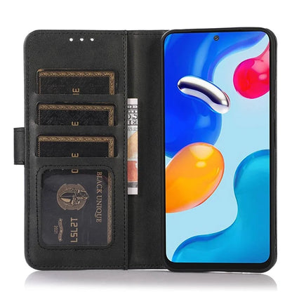 For Xiaomi Redmi Note 13 Pro 5G / Poco X6 5G Case Cowhide Texture Foldable Stand Leather Cover
