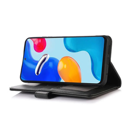 For Xiaomi Redmi Note 13 Pro 5G / Poco X6 5G Case Cowhide Texture Foldable Stand Leather Cover