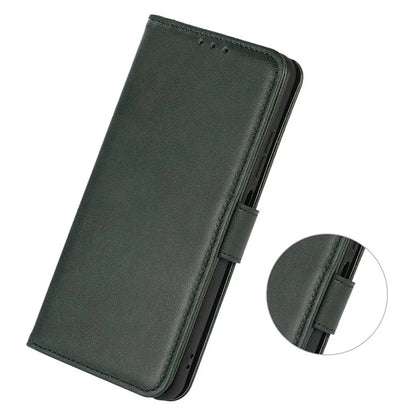 For Xiaomi Redmi Note 13 Pro 5G / Poco X6 5G Case Cowhide Texture Foldable Stand Leather Cover