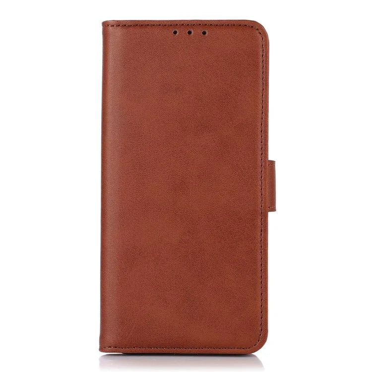 For Xiaomi Redmi Note 13 Pro 5G / Poco X6 5G Case Cowhide Texture Foldable Stand Leather Cover