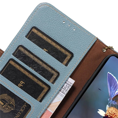 For Xiaomi Redmi Note 13 Pro 5G / Poco X6 5G Cell Phone Case RFID Blocking Wallet Genuine Cow Leather Cover