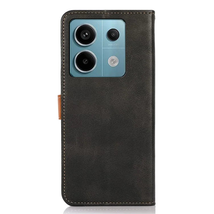 KHAZNEH For Xiaomi Redmi Note 13 Pro 5G / Poco X6 5G Cell Phone Case PU Leather Full Protection Cover