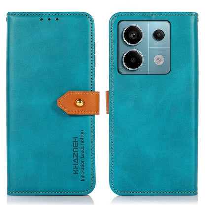 KHAZNEH For Xiaomi Redmi Note 13 Pro 5G / Poco X6 5G Cell Phone Case PU Leather Full Protection Cover