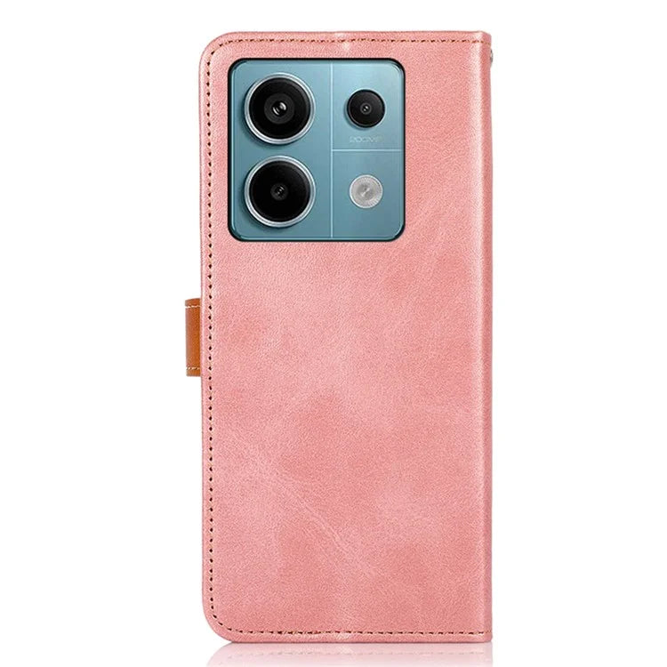KHAZNEH For Xiaomi Redmi Note 13 Pro 5G / Poco X6 5G Cell Phone Case PU Leather Full Protection Cover