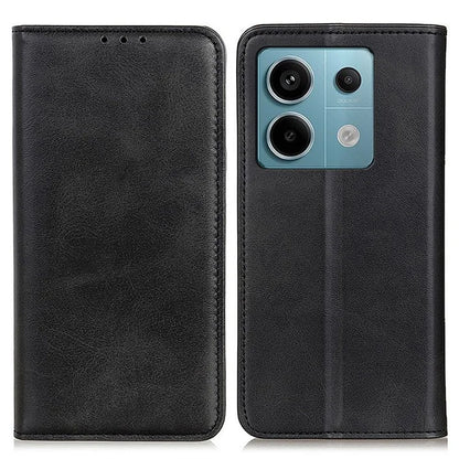 For Xiaomi Redmi Note 13 Pro 5G / Poco X6 5G Cell Phone Case Split Leather Wallet Anti-fall Cover