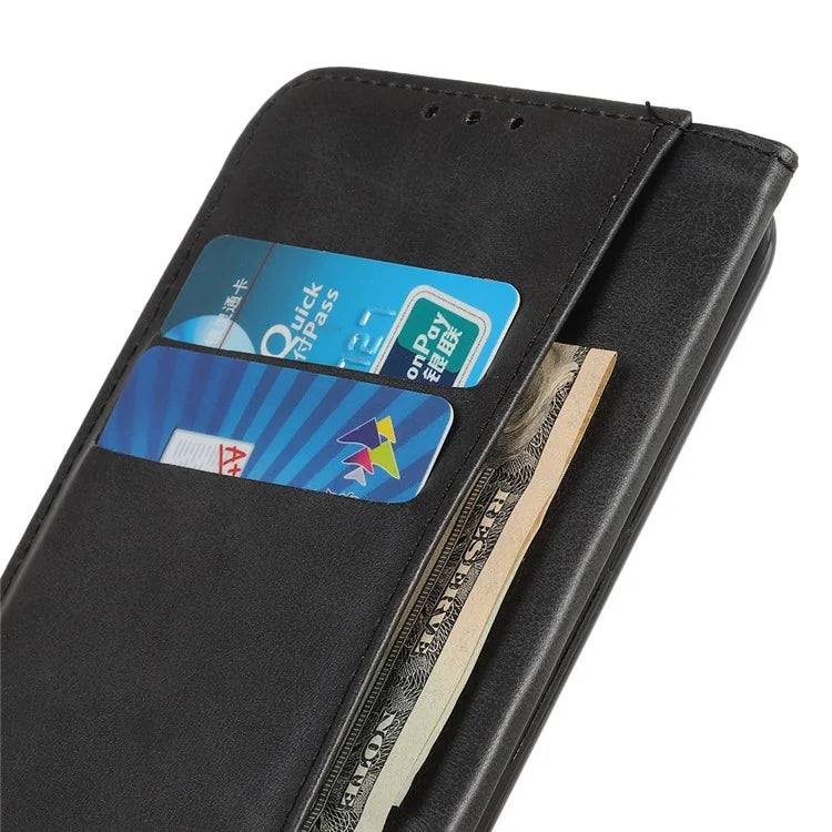 For Xiaomi Redmi Note 13 Pro 5G / Poco X6 5G Cell Phone Case Split Leather Wallet Anti-fall Cover