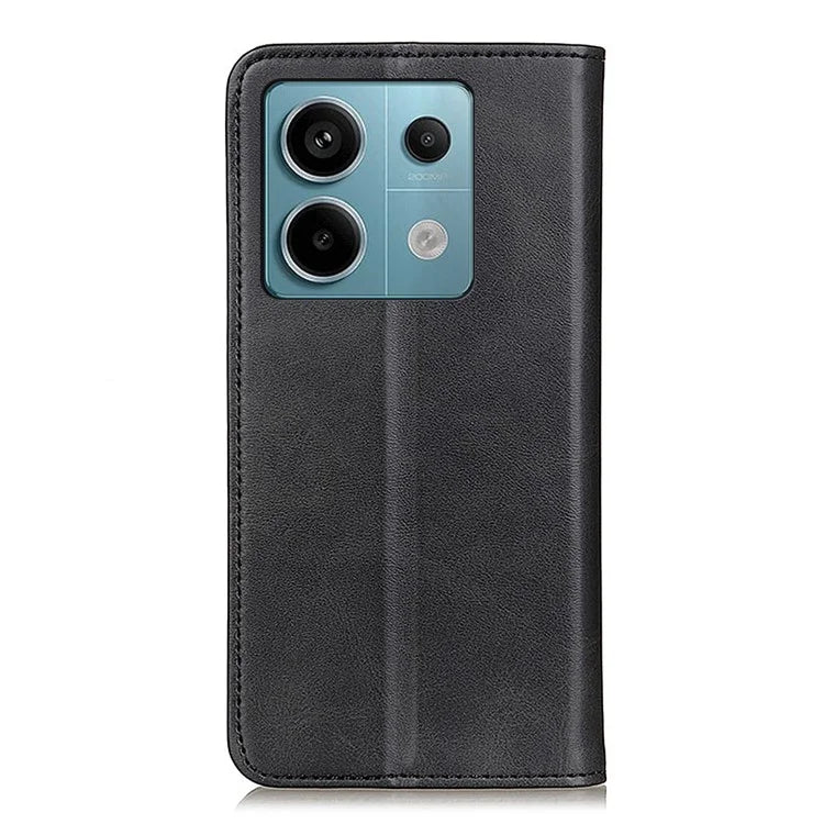 For Xiaomi Redmi Note 13 Pro 5G / Poco X6 5G Cell Phone Case Split Leather Wallet Anti-fall Cover
