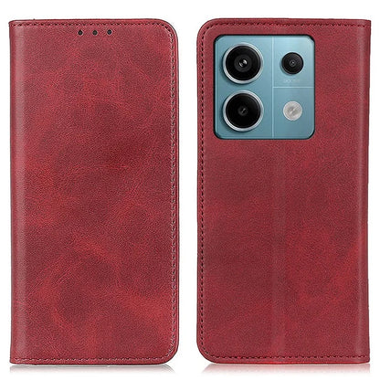 For Xiaomi Redmi Note 13 Pro 5G / Poco X6 5G Cell Phone Case Split Leather Wallet Anti-fall Cover