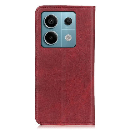 For Xiaomi Redmi Note 13 Pro 5G / Poco X6 5G Cell Phone Case Split Leather Wallet Anti-fall Cover