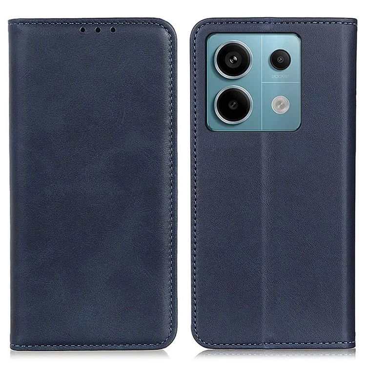 For Xiaomi Redmi Note 13 Pro 5G / Poco X6 5G Cell Phone Case Split Leather Wallet Anti-fall Cover