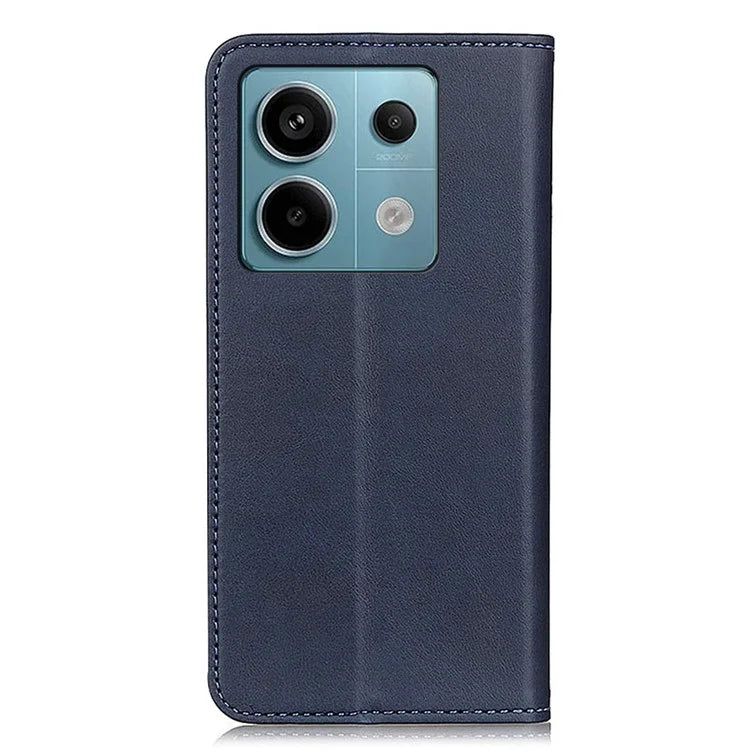 For Xiaomi Redmi Note 13 Pro 5G / Poco X6 5G Cell Phone Case Split Leather Wallet Anti-fall Cover