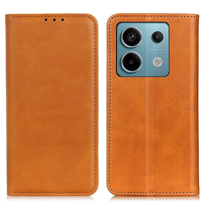 For Xiaomi Redmi Note 13 Pro 5G / Poco X6 5G Cell Phone Case Split Leather Wallet Anti-fall Cover
