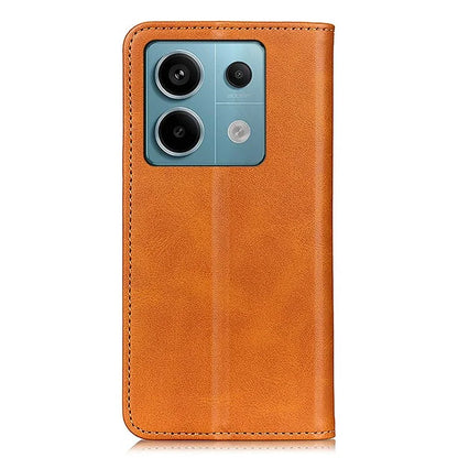 For Xiaomi Redmi Note 13 Pro 5G / Poco X6 5G Cell Phone Case Split Leather Wallet Anti-fall Cover