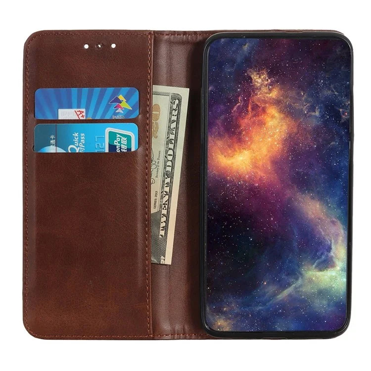 For Xiaomi Redmi Note 13 Pro 5G / Poco X6 5G Cell Phone Case Split Leather Wallet Anti-fall Cover